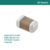 GCM155C71A105KE38D: MURATA 1 µF X7R 0402 CAPACTOR CERÁMICO